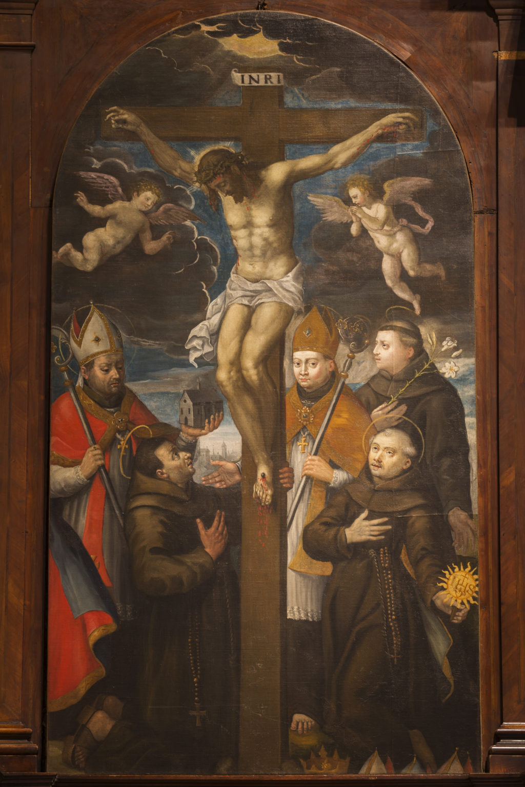 GESÙ CRISTO CROCIFISSO TRA SAN BONAVENTURA DA BAGNOREGIO, SAN DIEGO D’ALCALÀ, SAN BENVENUTO, SAN GESÙ CRISTO CROCIFISSO TRA SAN BONAVENTURA DA BAGNOREGIO, SAN DIEGO D’ALCALÀ, SAN BENVENUTO, SAN
